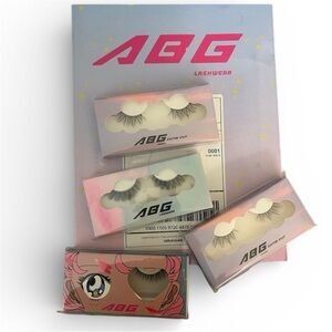4 Sets ABG Lashwear False Strip Lashes, Boba Bae, Shouju Story, and Lucky Star